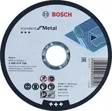 Bosch Accessories Professional 1x Standard for Metal Straight Cutting Trennscheibe (für Bleche, Stahl, Ø 125 x 1 x 22, 23 mm, Zubehör Winkelschleifer), Ø 125 mm