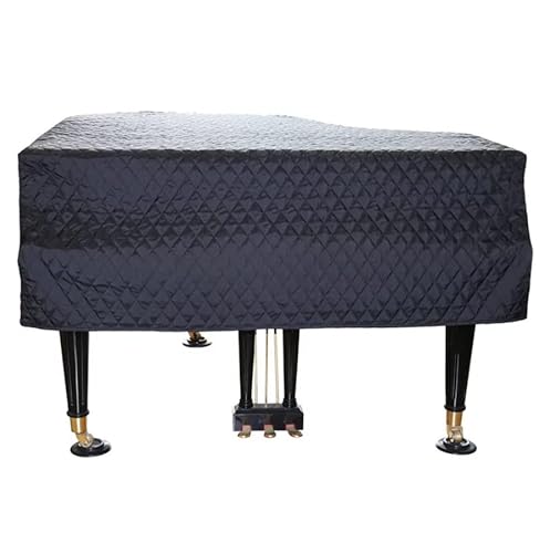 Vrgadonor Klavierabdeckung, doppelseitig wasserdichtes Nylongewebe | Dickes, geprägtes Baumwollfutter, staubdichte Abdeckung, 160 cm (63")