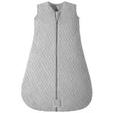 Yoofoss Schlafsack Baby Baumwolle 2.5 TOG Warm Winterschlafsack Weich Babyschlafsack Neugeborene im 12-18 Monaten Perfekte für Winter Grau