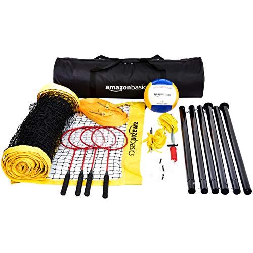 Amazon Basics Volleyball-Badminton-Kombiset