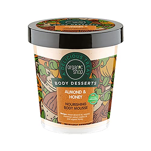 Organic Shop Body desserts Almond & Honey Nourishing Body Mousse 450ml
