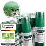 KAISER PLASTIC® Gitterfolie | Gewächhausfolie, Gartenfolie, Frühbeetfolie | 250g/m² Xtra Strong | 1,5m breit verschiedenen Längen | mit Nadelrand (1,5 x 3m)