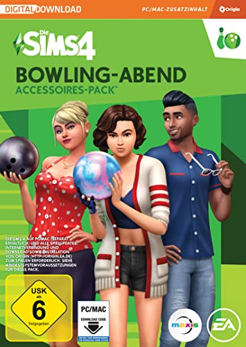 Die Sims 4 Bowling-Abend (SP10) Accessoires-Pack PCWin-DLC |PC Download Origin Code |Deutsch