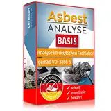 Asbest Test Basis – Check zum Nachweis von Asbest in Staub- oder Materialprobe – professionelle Laboranalyse auf Asbest