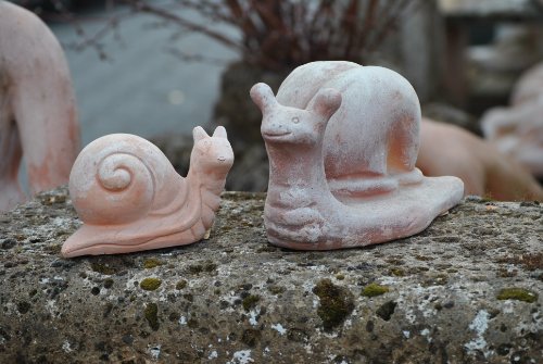 Schneckenpärchen,Terra,24+17cm
