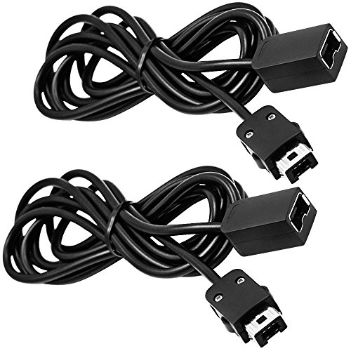 Senhai Verlängerungskabel Kompatibel mit Nintendo NES Classic Mini Edition Controller, 2 Pack 10ft / 3m Verlängerungskabel Kompatibel mit WII Remote und WII Nunchuck Controller