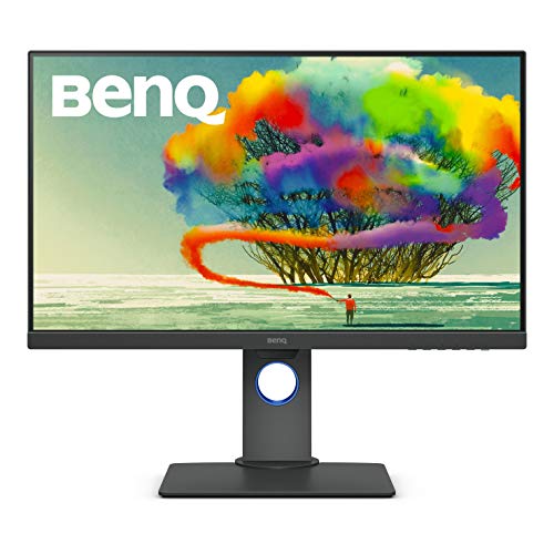 BenQ PD2705Q Grafiker Monitor (AQCOLOR Technologie, 27 Zoll, QHD, IPS, USB-C-Laden, DP / HDMI, KVM, Hardware kalibriert, Höhenverstellbar), MacBook kompatibel, schwarz