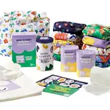 Bambino Mio, wiederverwendbare Windeln im Set - Little Rebel Box, 10 x Stoffwindeln, Windelvlies, Wetbag und Waschzusatz, Laut