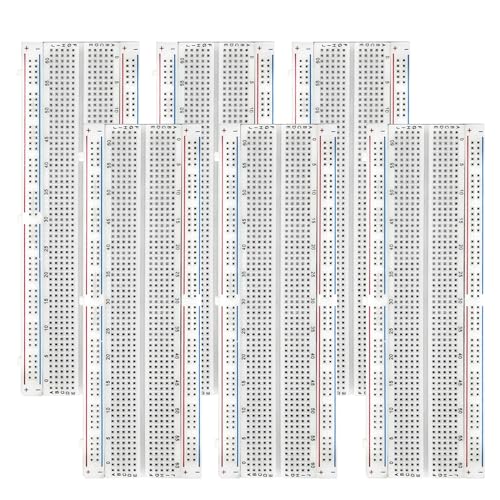 6er Breadboard Kit mit 830 Point Prototype PCB Board Kit Kompatibel with Arduino Proto Shield Distribution DIY Kits