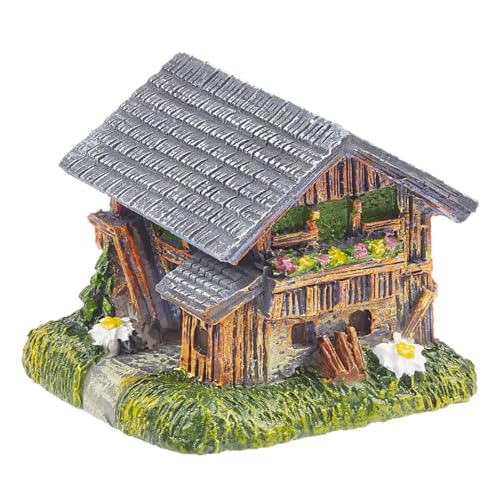 CREATIV DISCOUNT Miniatur-Berg-Hütte, Größe ca. 3 cm