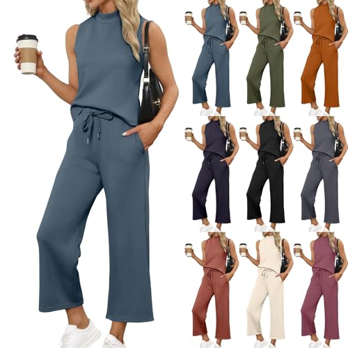 Hochzeit Outfit Gast Frau 2025 Einfarbige Sport Anzug Zweiteiler Damen Sommer Hose Und Top Mode Kurzarm Und Kurz Hose Aesthetic Clothes Leichte Lounge Set Damen Tshirt Und Shorts(1-Light Blue,XS)