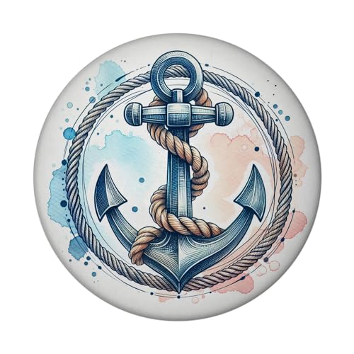 Anker mit Seil Magnet rund Schiff- und Marineausrüstung Sichere Befestigung Sicherung für Nautik Perfekt zum Segeln