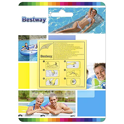 Bestway Selbstklebende Reparaturflicken, 6,5 x 6,5 cm, 10 Stück