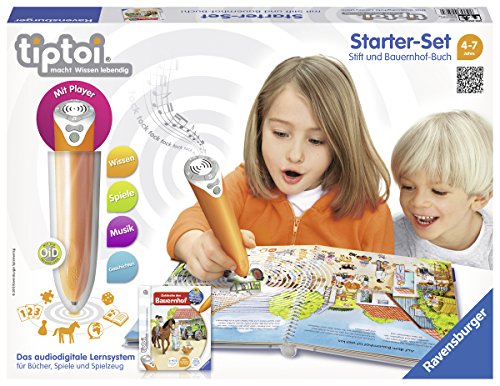 Ravensburger 00507 Lernspiel tiptoi StarterSet mit Stift und Buch