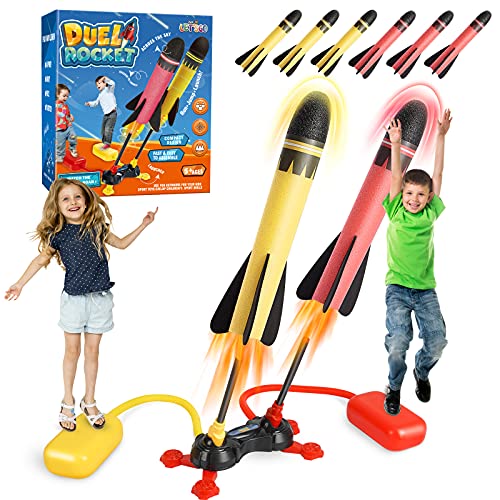 Anginne Spielzeug ab 3-12 Jahre Junge Rakete Kinderspielzeug Weihnachten Kindertag Geschenk Kinder Garten Spielzeug für Draußen Outdoor Spiele