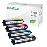 Kineco TN248XLCMYK Tonerkartuschen kompatibel für Brother DCP-L3560CDW MFC-L3760CDW HL-L3240CDW HL-L3220CW MFC-L3740CDW DCP-L3520CDWE, TN248XL-VAL (Schwarz,Cyan,Magenta,Yellow)