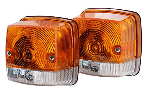 HELLA 2BE 003 014-251 Blinkleuchte - 12V - Anbau - vorne links/vorne rechts, gelb