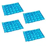 HAC24 4X Flexible Kühlmatte 29 x 24 cm Wiederverwendbar Kühlakku Kühlpad Kühlkissen Flaschenkühler Kühlkompresse