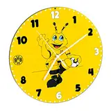 Borussia Dortmund BVB-Kinder-Wanduhr EMMA, 30cm