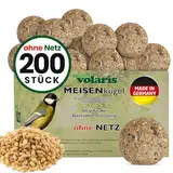 Eggersmann volaris 200 Stück Meisenknödel MEISENkugel ohne Netz 18 kg | Körnerkugel für Wildvögel |Nährstoffreiches Ganzjahresfutter für alle Vogelarten