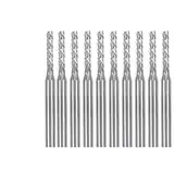 10 stücke PCB Fräser 2,0/2,1/2,3/2,4/2,5mm Mais Router Bit Wolfram Hartmetall mini CNC Gravur Bit Ende Mühlen(10PCS 2.2mm)