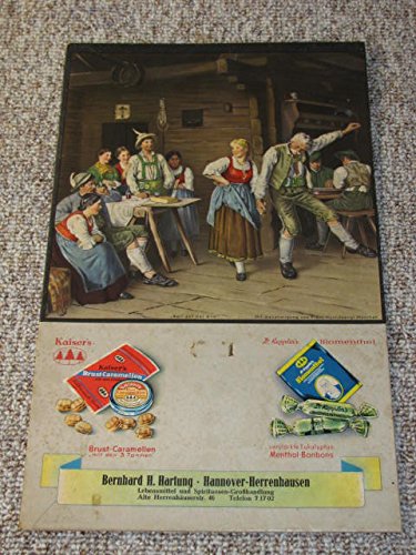 Wandkalender / Abreißkalender Bernhard H. Hartung, Lebensmittel und Spirituosen-Großhandlung, Hannover-Herrenhausen (Hrsg.)