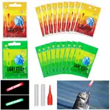 35 Stück Knicklichter Angeln - 4,5 x 37mm Knicklicht für Angelruten - Angelruten Leuchtstäbe - Fishing Glow Sticks - Nachtfischen Fluoreszierendes Licht - Nachtfischen Knicklicht zum Angeln (Rot&Grün)