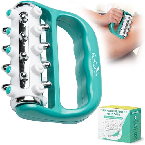 Myofasziale Cellulite-Massagegerät – Grün – Lymphdrainage-Massageroller für den persönlichen Gebrauch – Tiefengewebsmassagetherapie – von EcoEarth