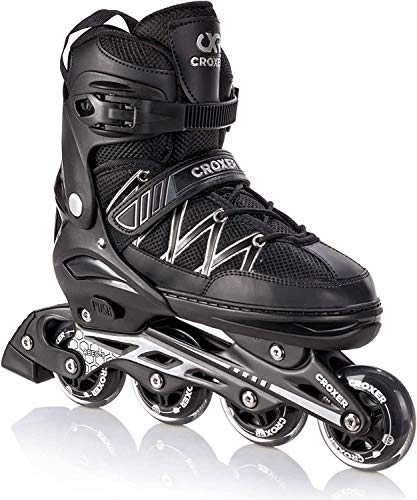 Croxer Inlineskates Inliner Torch verstellbar bis Größe 45 (42-45 (27,5cm-29,5cm)