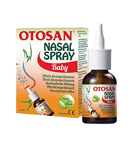 OTOSAN natürliches Baby Nasenspray 30ml mit Meerwasser & Biopflanzenextrakten | speziell für Kinder & Kleinkinder | abschwellend, reinigend, befeuchtend | Medizinprodukt