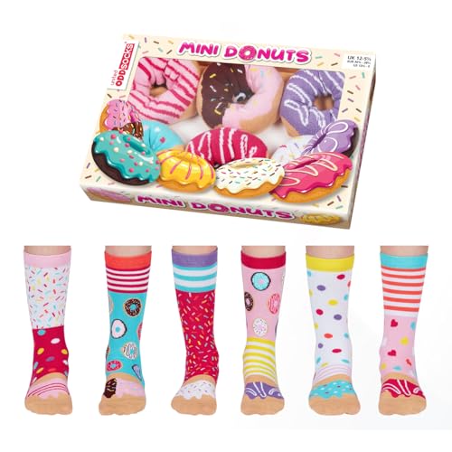Mini Donuts Oddsocks Socken in 30,5-38,5 im 6er Set - Strumpf