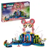 LEGO Friends Talentshow in Heartlake City Set, Musik-Spielzeug für Kinder mit 4 Figuren inkl. Andrea, Bühne und Instrumente, Musik-Geschenk für Mädchen und Jungen ab 7 Jahren 42616