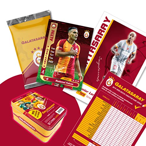 Galatasaray Istanbul Original lizenzierte 48 Spielerkarten Sammelkarten mit OVP. Autogramme Fußballkarten Saison 2019/20 Fanartikel-Set mit Geschenkbox GS