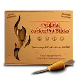 Feuerzangentasse ZuckerHutSticks, 12 Stück, ZimtZucker - für Heißgetränke und Cocktails