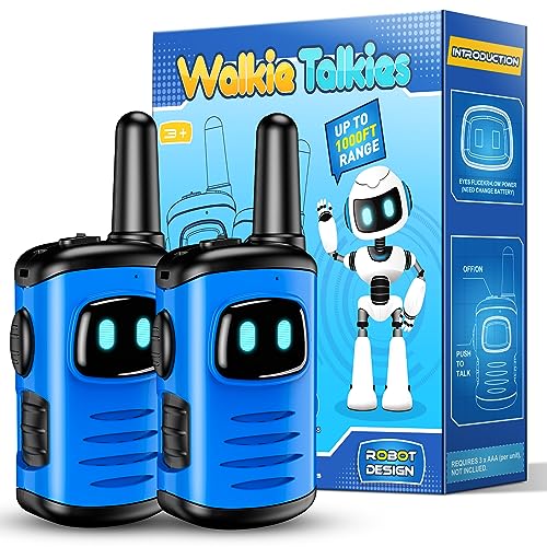 EUCOCO Walkie Talkie Kinder, Spielzeug ab 3 4 5 6 7 8 Jahre Junge Geschenk Junge 3-10 Jahre Outdoor Spiele für Kinder Walki Talki Kinderspielzeug Ostergeschenke Kinder Geschenkideen Spielsachen