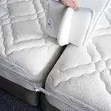 FeelAtHome Liebesbrücke zum Verbinden von Zwei Einzelbetten zu einem Doppelbett - Matratzenkeil Macht aus Zwei Einzelmatratzen eine Doppelmatratze - Matratzenverbinder mit Matratzenhalter Gurt