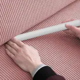 SuQurtom 10 Stück Schaumstoffstab für Stretch-Sofa-Schonbezug, rutschfeste Schaumstoff-Sticks für Sofabezug, Möbelschutz, Nahtleiste für Stretch-Couch-Abdeckungen(Quadratisch)