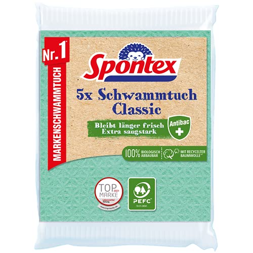 Spontex Schwammtuch Classic, 5 Stück