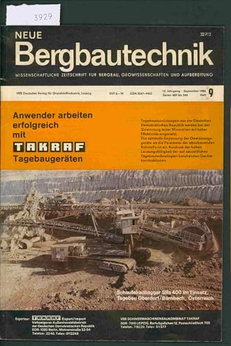 Neue Bergbautechnik. Heft 9, September 1982.
