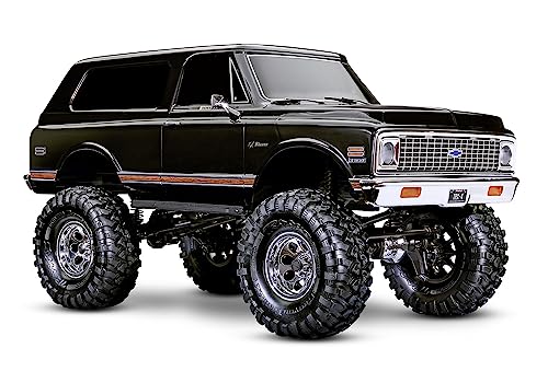 Traxxas TRX-4 Chevrolet Blazer 1972 High Trail schwarz ohne Akku NI Ladegerät 92086-4-BLK
