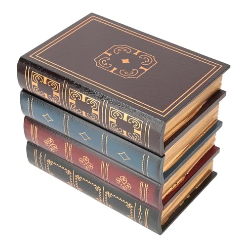 TOPINCN Dekorative gefälschte Buchbox, Vintage gefälschte Buchbox, künstlerische Atmosphäre für Regaldekoration, Büro, Geschäft, Geschäft, Fotografie, Schieß-Requisiten(B-Trompete)