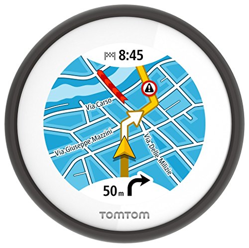 TomTom BV 1SP0.001.00 VIO Motorroller-Navigation (6,1 cm (2,4 Zoll) Display, Europa, Radarkameras auf Wunsch, Anruferanzeige) schwarz