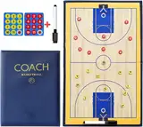 CREADY Tafel Basketball Trainer | Geschenk Basketball Trainer mit Magneten | Taktikmappe Basketball | Basketball Taktiktafel | Basketball Geschenke | Basket-Tafel