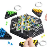 Kettendreieck Schachspiel Geometrisches Schachspiel Geometrie-Ketten-Schachspiel Desktop Spielzeug Interaktives Denkspiel Strategiespiel Familien-Partyspiel Für Kinder Und Erwachsene