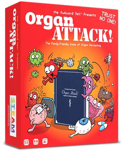 The Awkward Yeti Organ Attack Organattack-Spiel