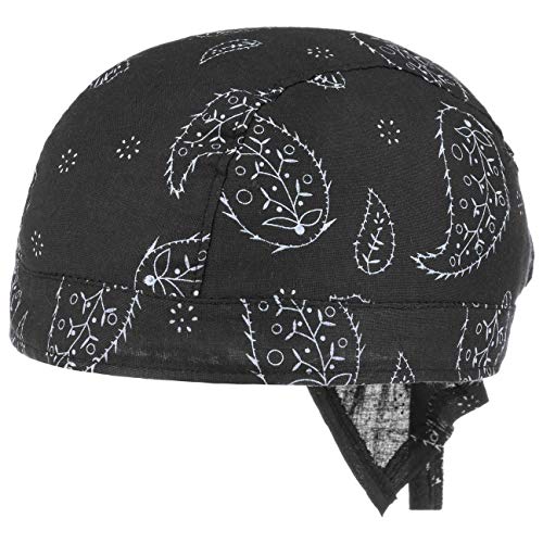 Lipodo Classic Pattern Kinderbandana - Bandana Kinder - 51-55 cm - Kopftuch aus Baumwolle Frühjahr/Sommer - Sommerbandana schwarz One Size