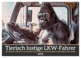 Tierisch lustige LKW-Fahrer (Wandkalender 2025 DIN A3 quer), CALVENDO Monatskalender