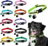 Generisch Mini Haustierortungsgerät für Hunde & Katzen, Kompatibel mit iOS & Android mit Reflektierend Halsband, Ortungsgerät Weltweite Standortverfolgung, IP67 Wasserdicht Haltbarkeit (A)