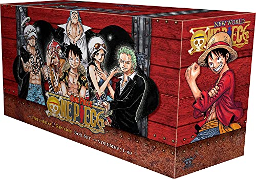 One Piece Box Set 4: Dressrosa to Reverie: Volumes 71-90: Volumes 71-90 with Premium (ONE PIECE GN BOX SET, Band 4)