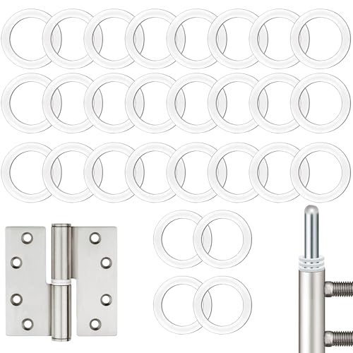 Fitschenringe Zimmertüren Kunststoff 60 Stück 1mm & 2mm Unterlegscheiben Türscharnier 10,2 mm X 15 mm Montageringe Ohne Abriebspuren Fitschenringe